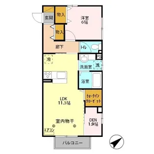 クラウド結城【2階】の間取り