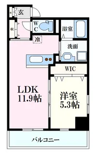 ラフィーネ本川【10階】の間取り