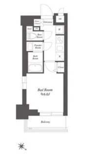 SS.FLAT北品川【3階】の間取り
