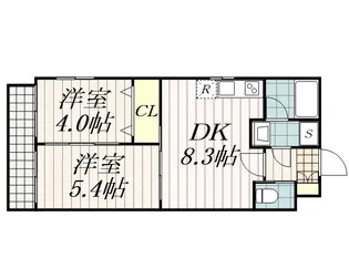 メルヴェーユ蘇我【3階】の間取り
