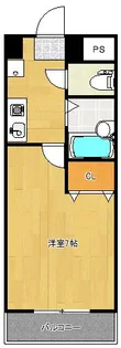 ウォーターフロント礎町【9階】の間取り