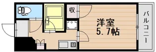 はくしま東ビル【5階】の間取り