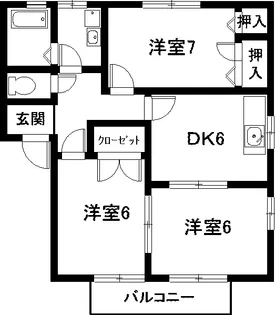 愛知県丹羽郡大口町余野2【アパート】の間取り