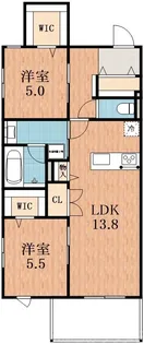 (仮称)大阪市浪速区難波中3丁目ヘーベルメゾン【4階】の間取り