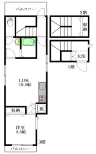 東京都中野区野方1【マンション】の間取り