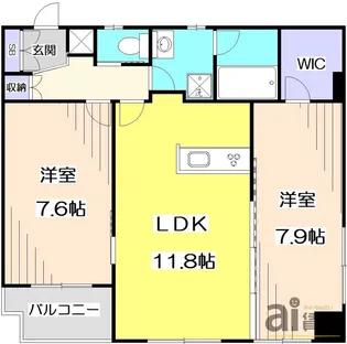 東京都練馬区東大泉4【マンション】の間取り