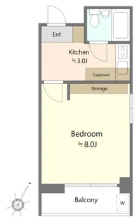 アロービル【3階】の間取り