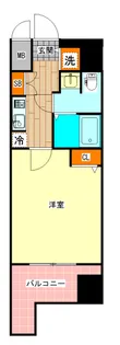 スワンズシティ堂島川【4階】の間取り