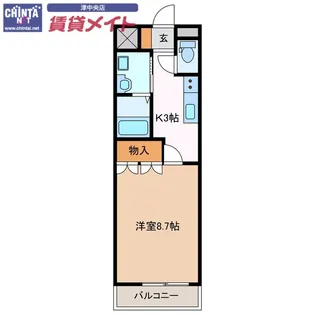 パレディオンハウス【1階】の間取り