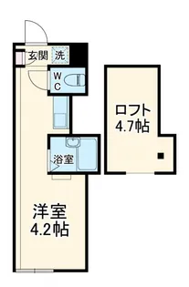 プライムテラス生田【2階】の間取り