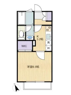 ブラッサム【1階】の間取り