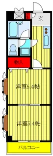 東京都足立区新田3【マンション】の間取り