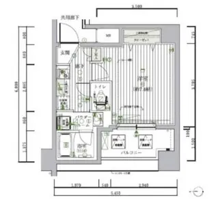 メインステージ木場【8階】の間取り