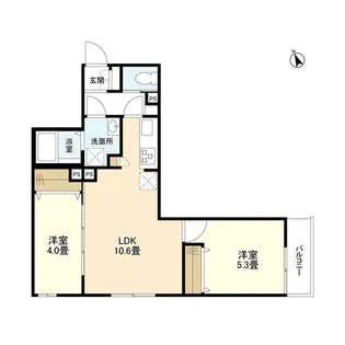 ウェルスクエア田端【3階】の間取り