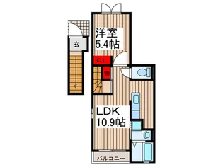 リヴィエール プレ【2階】の間取り
