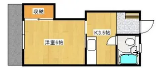 グリーンハイツ川上【1階】の間取り