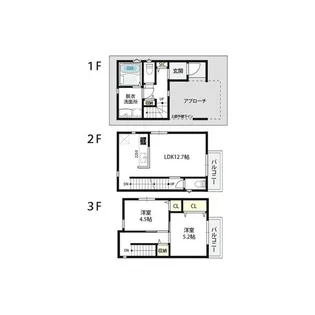 大阪府豊中市北条町4【一戸建】の間取り