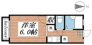 ドゥエル国立【2階】の間取り