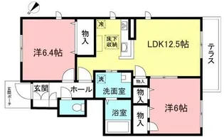 メゾン ラフィネII【1階】の間取り