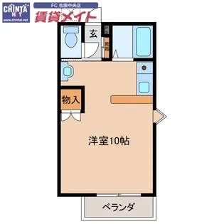 リバティー【1階】の間取り