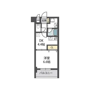 グランドールハタダビルディングI【2階】の間取り