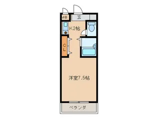 シャルム住吉【5階】の間取り