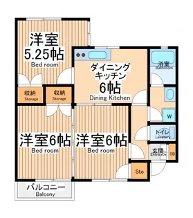 シーエルエルエクセレンス相模台2【1階】の間取り