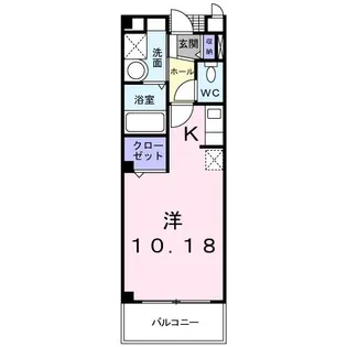 クレメント椿【2階】の間取り