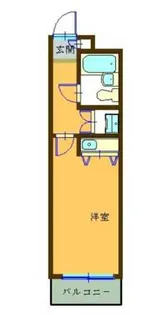 メゾンドゥ北斗【2階】の間取り