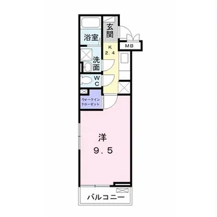 アヴァンセII【3階】の間取り