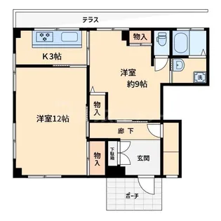 エルハイム【1階】の間取り