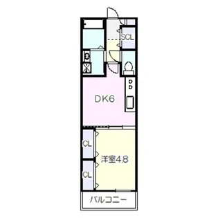 TKアンバーコート浜寺II【1階】の間取り
