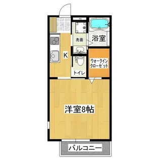 ホワイトコート並木【2階】の間取り