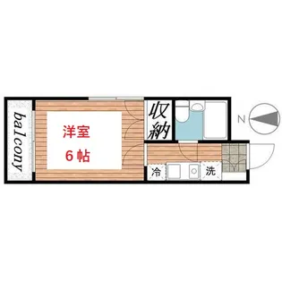 エクセル河原【2階】の間取り