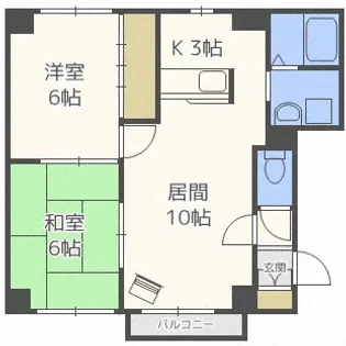 ルミナス26【1階】の間取り