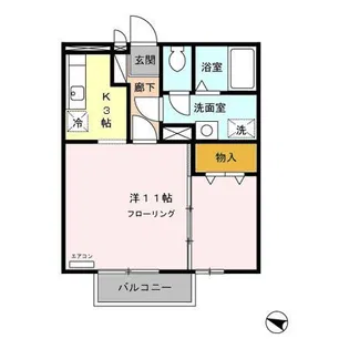 エンジェル湘南【1階】の間取り