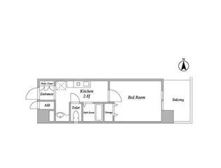 コンフォリア東品川【3階】の間取り