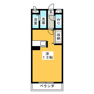 サクシード三日市【2階】の間取り