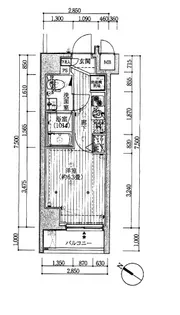 プレール・ドゥーク川崎【1階】の間取り