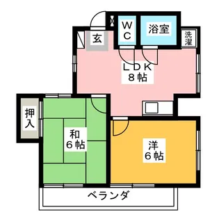 ファイン三田II【2階】の間取り