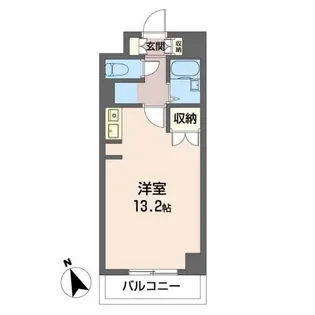 ステーションビラKIII【6階】の間取り