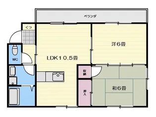 ボヌール吉野【3階】の間取り
