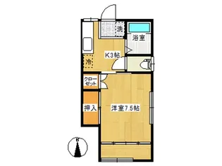 ポピーハウス桐【2階】の間取り