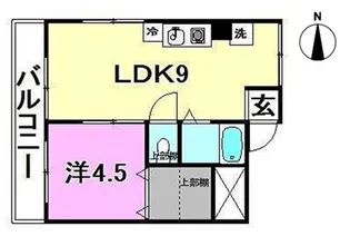 ルチア三番町【4階】の間取り