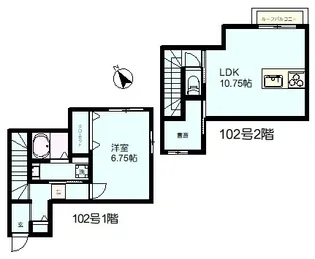 Mars吉祥寺【1階】の間取り