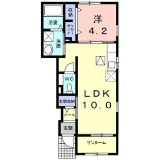 ピッコロピーノ【1階】の間取り