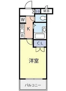 グランヴァン西馬込【4階】の間取り