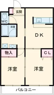 SKYハイツ春日【3階】の間取り