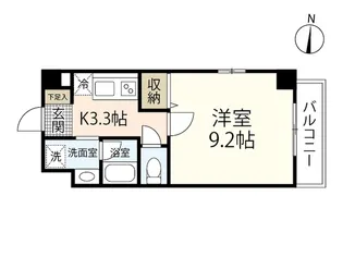 グランサンセーレ【1階】の間取り