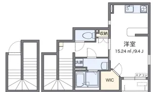 レオネクストエクセルアサヒVII【2階】の間取り
